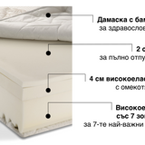 Двулицев матрак Bamboo 7 от Sleepy, 20 см