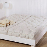 Двулицев матрак от вълна в 2 части от Home of Wool с текстил от лен