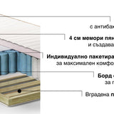 Еднолицев матрак Ultimate Comfort от Sleepy, 25 см