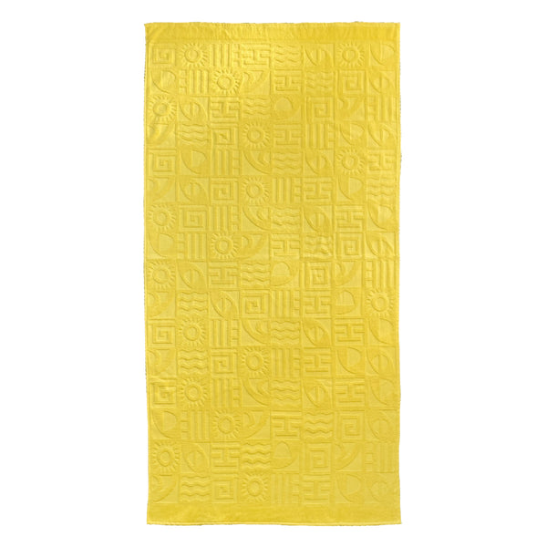 Кърпа за плаж Oazis - жълта