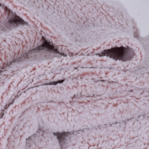 Одеяло шерпа Лия 240 гр/м2, 140/200 - Меланж розово - 3