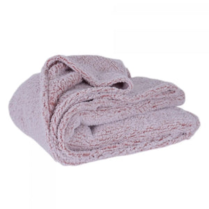 Одеяло шерпа Лия 240 гр/м2, 140/200 - Меланж розово - 2 