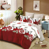 Спално бельо 6 части без ластик, 100% памук - А369 от Onesleep