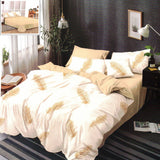 Спално бельо 6 части без ластик, 100% памук - А371 от Onesleep