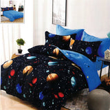 Спално бельо 6 части без ластик, 100% памук - А372 от Onesleep