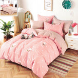 Спално бельо 6 части без ластик, 100% памук - А373 от Onesleep