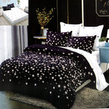 Спално бельо 6 части с ластик, 100% памук - А452 от Onesleep