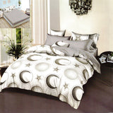 Спално бельо 6 части с ластик, 100% памук - А454 от Onesleep