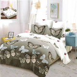 Спално бельо 6 части с ластик, 100% памук - А455 от Onesleep