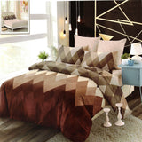 Спално бельо 6 части с ластик, 100% памук - А456 от Onesleep