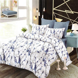 Спално бельо 6 части с ластик, 100% памук - А457 от Onesleep