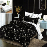 Спално бельо 6 части с ластик, 100% памук - А458 от Onesleep