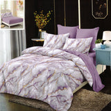 Спално бельо 6 части с ластик, 100% памук - А461 от Onesleep