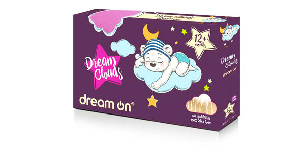 Детска възглавница Dream Clouds 12+ месеца от DREAM ON