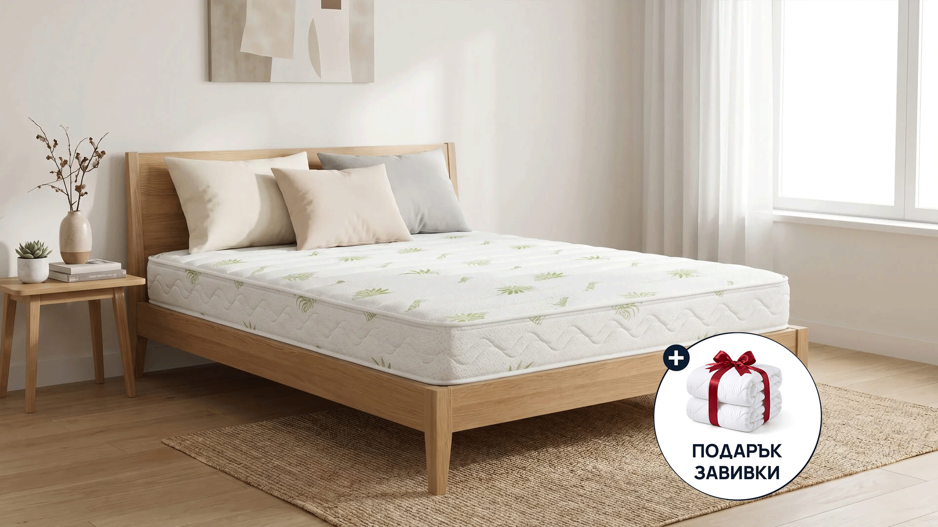 Матрак Aloe Spring от Тед, 20 см