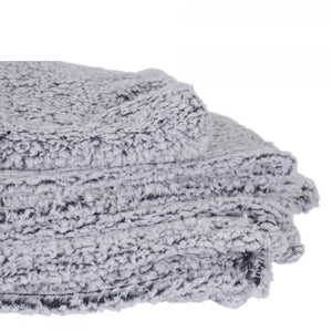 Одеяло шерпа Лия 240 гр/м2, 140/200 - Меланж сив - 3